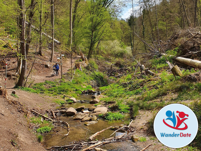 Rückersbacher Schlucht, Jahnfelsen und Teschenhöhle