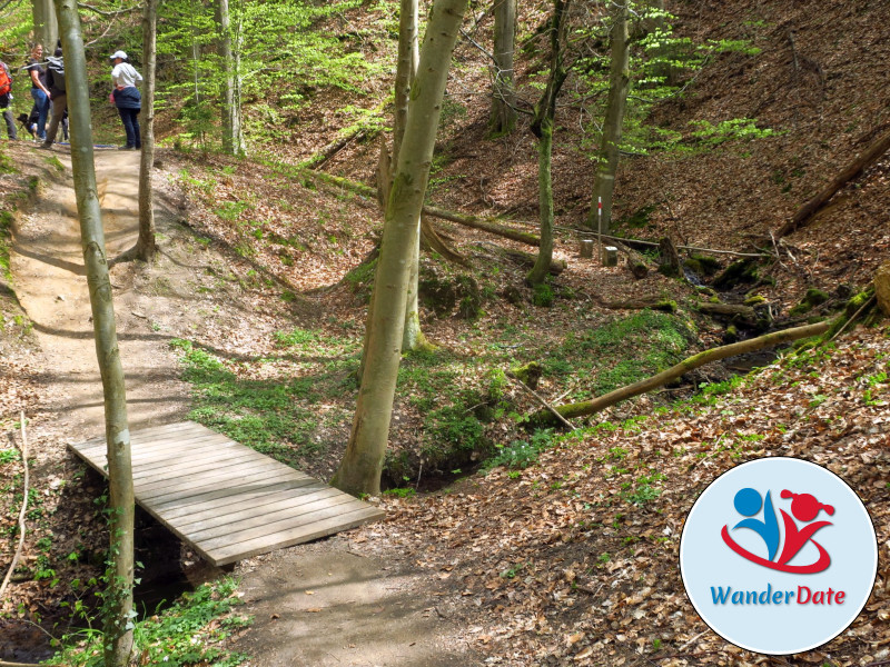 Rückersbacher Schlucht, Jahnfelsen und Teschenhöhle