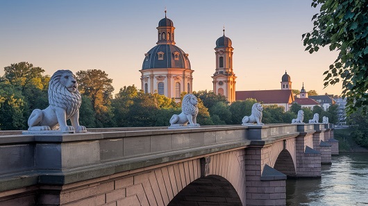 Löwenbrücke - KI Bild  